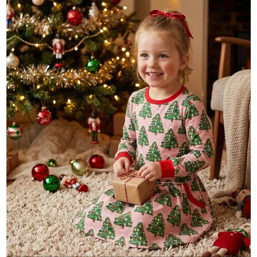 NWT❤️Mini Boden Cosy Printed Sweatshirt Dress sz11/12Y